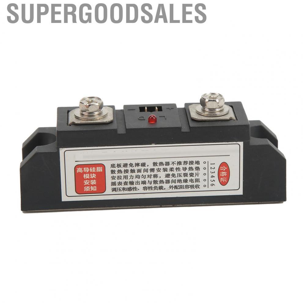 Supergoodsales SSR Accessory   Indicator Copper Baseplate 3‑32V DC Input Solid State Relay for Vehicle