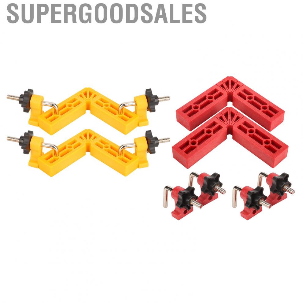 Supergoodsales Right Angle Clamps  Non Damaging 90 Degree Beveled Edge Corrosion Resistant for Box Picture Flame Carpenter