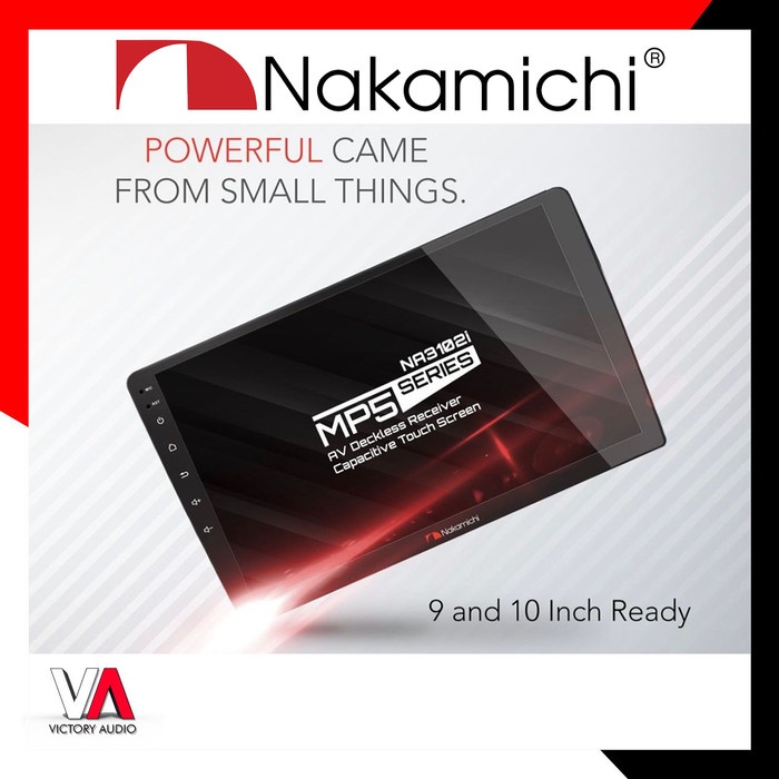 NEW Head Unit Double Din Deckless NAKAMICHI NA3102i 9 dan 10 Inch MP5