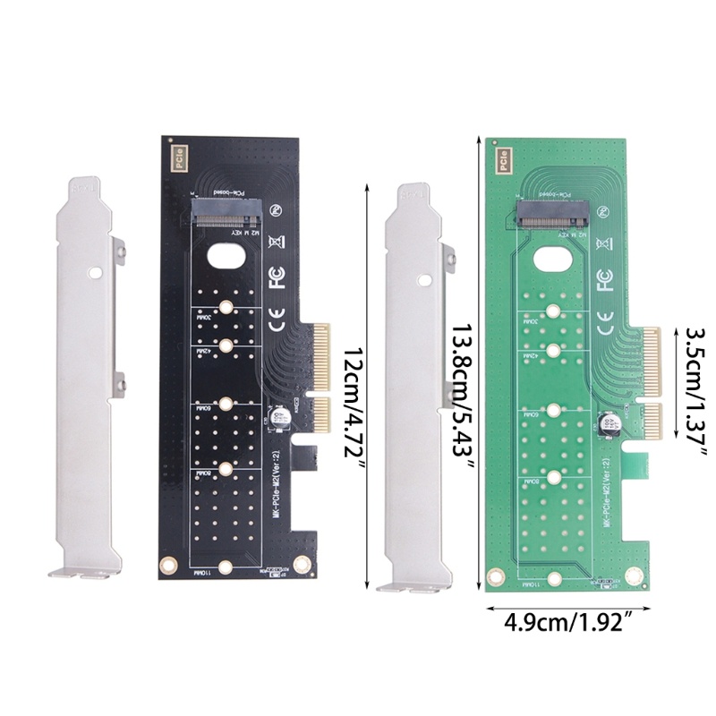 Bt M 2 NVMe SSD to Pcie3 0x4 Adapter Card M 2m Key Interface Converter Support PCI Express 2230 2242 2260 2280 22110