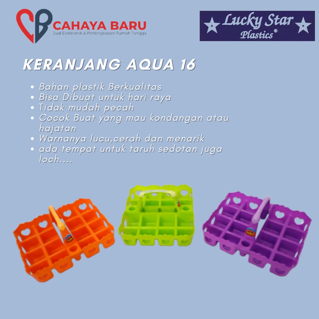 LUCKY STAR KERANJANG AQUA 16