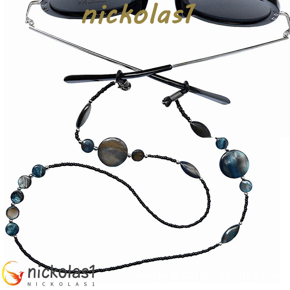 NICKOLAS1 Rantai Kacamata Kacamata Baca Wanita Tali Shell Beads Beads Glasses Lanyard