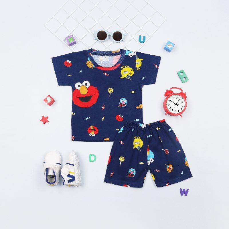 Owlet - setelan anak laki / setelan anak bergambar / setelan anak full print