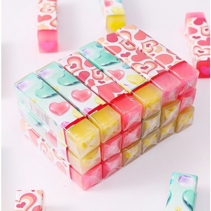 TGM - Penghapus Karet / Eraser / Hapusan Pensil Motif Bola dan Buah 1 Pcs