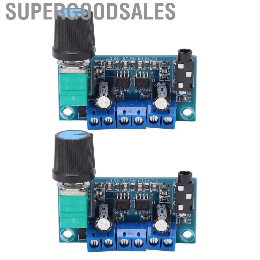 Supergoodsales Audio Power Amplifier Board  Hi Fi 20W AMP Module Dual Channel 9-15V 2PCS for Home