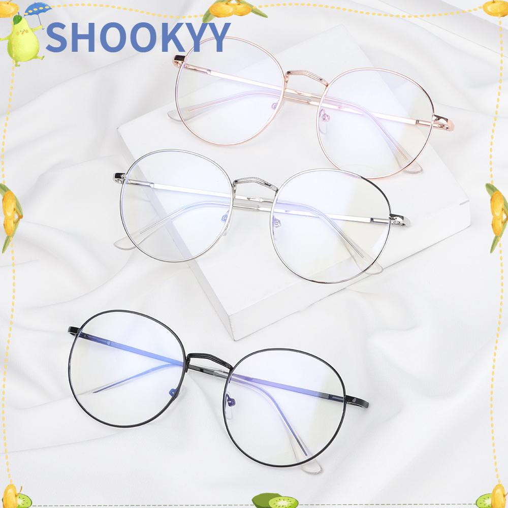 CHOOKYY Kacamata Metal Komputer Portable Vintage Ultra Ringan Frame