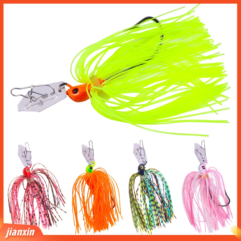 (In Stock) 8cm /10.8g Umpan Pancing Dengan Jenggot Warna Cerah Kait Tajam Kekuatan Tinggi Simulasi Tinggi Fishing Tackle Reusable Wobblers Lures Spinners Sendok Umpan Perlengkapan Memancing