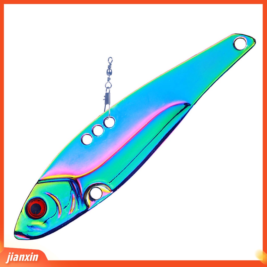 (In Stock) Umpan Pancing Tajam Kait Ganda Simulasi 3D Fisheye Profesional Sudut Memancing Warna-Warni Air Asin Bass Memancing VIB Umpan Logam Umpan Keras Fishing Tackle