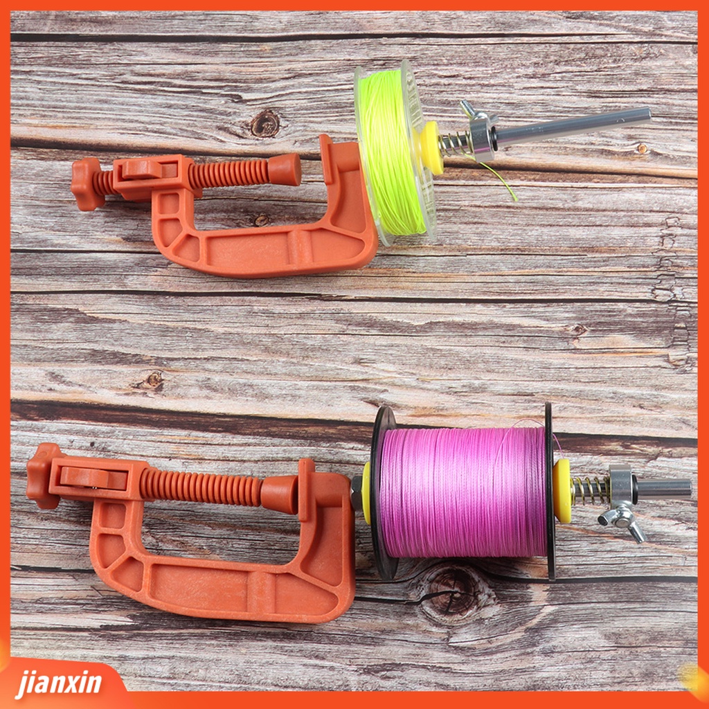 (In Stock) 1set Lure Fishing Reel Diperkuat Nilon Memperbaiki Klip Sekrup Logam Cepat Berliku Alat Multifungsi Pancing Penggulung Garis Gulungan Spooler Memancing Luar Ruangan