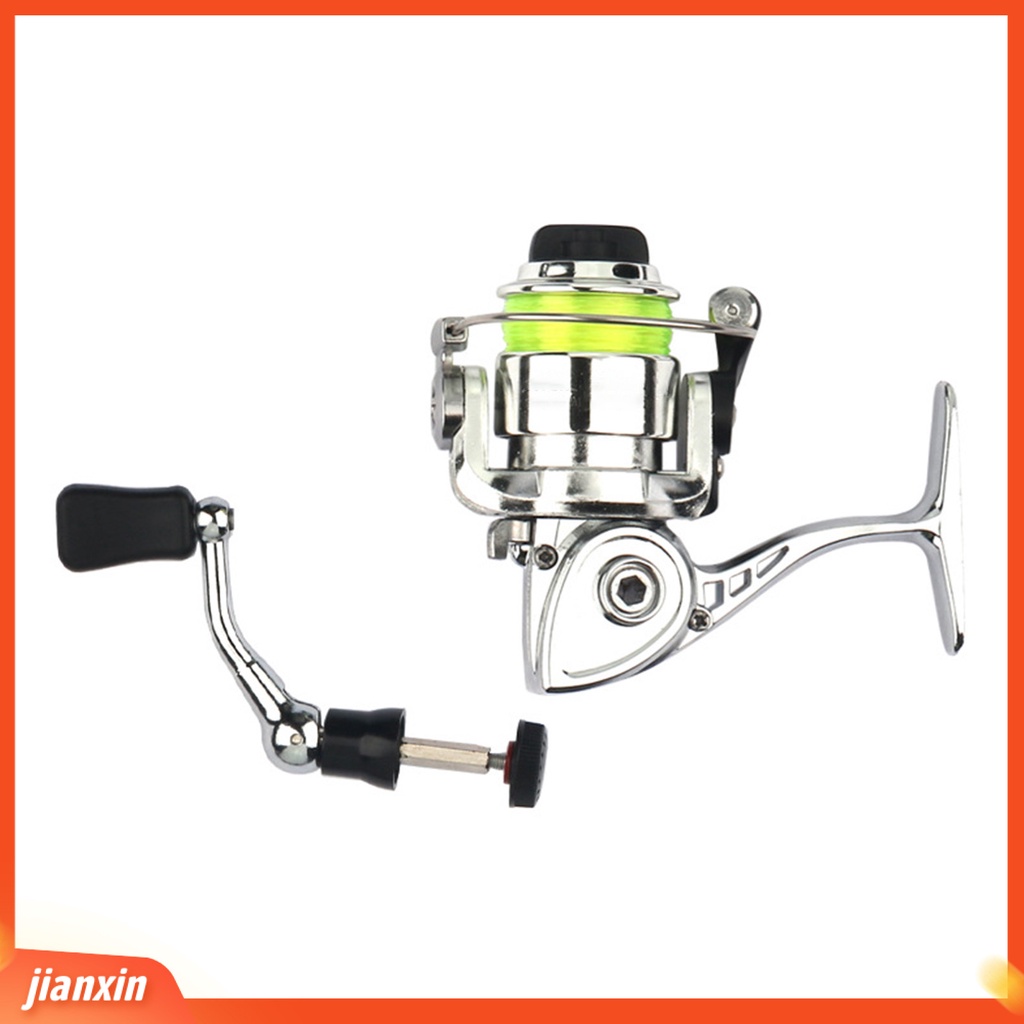 (In Stock) Upgraded XM100 Mini Metal Fishing Reel Spinning Wheel Bearing Fish Tackle Gear