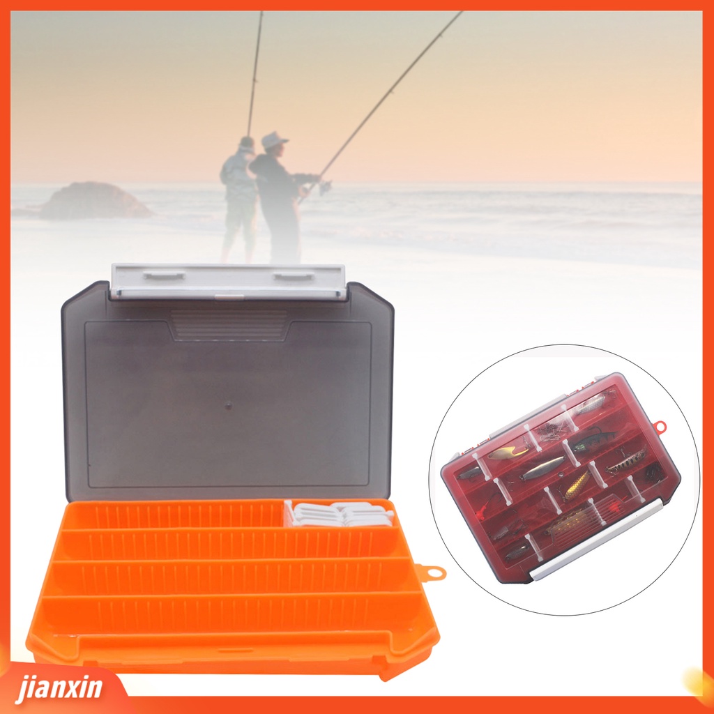 (in Stock) Bait Case Single-Layer Multifungsi PP Plug-in Lure Storage Box Untuk Pecinta Pancing