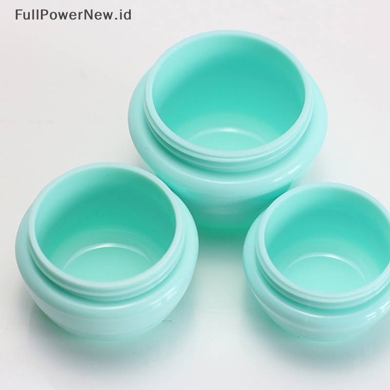 Power10 /20 /30 /50g Botol Reusable Kosong Makeup Jar Pot Krim Wajah Wadah Kosmetik ID