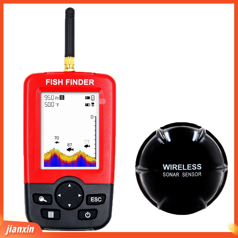 (In Stock) Danau Laut Memancing Pintar Portabel Pencari Ikan Alarm Kedalaman Wireless Sonar Sensor