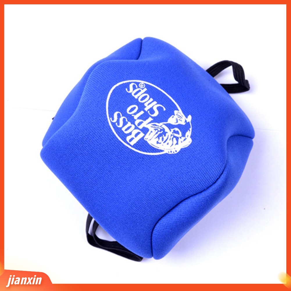 (In Stock) Sarung Pelindung Gulungan Pancing Elastis Cover Pouch Portable Nylon Storage Bag