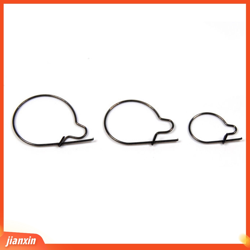 (In Stock) 20pcs S/M/L Stainless Steel Carp Fishing Maggots Klip Umpan Hook Tackle Tool