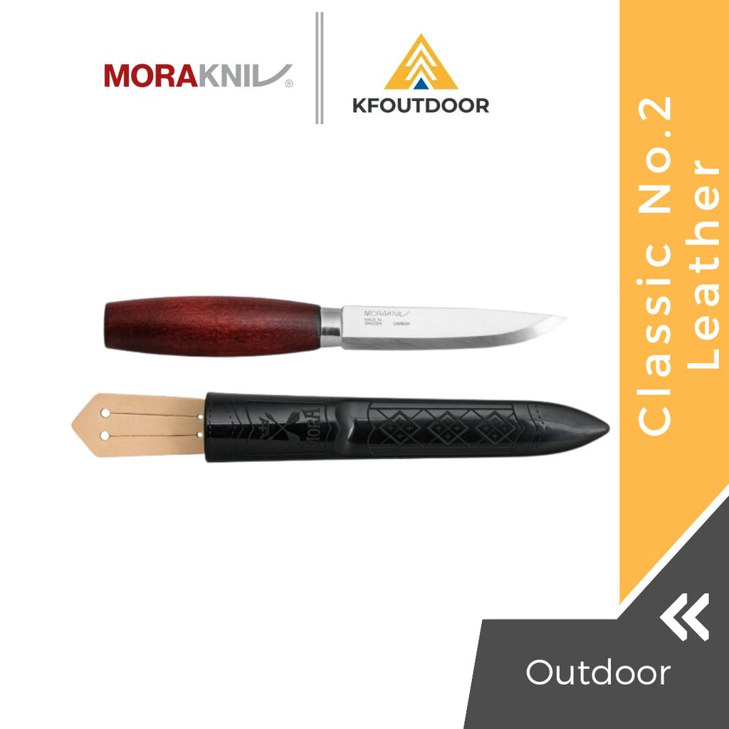 Pisau Outdooor Classic - Morakniv No.2 New  Carbon Steel Original Made In Swedia