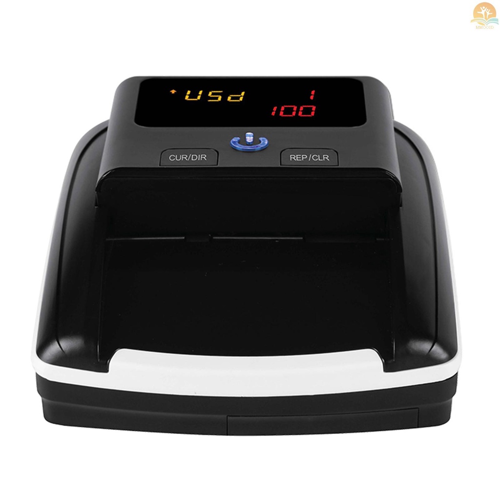 In Stock Bisofice Portable Mini Money Counter Pendeteksi Tagihan Palsu Deteksi Uang Otomatis By UV MG IR Gambar Kertas Kualitas Ukuran Tebal Untuk Dollar EURO US Cocok Untuk Sho