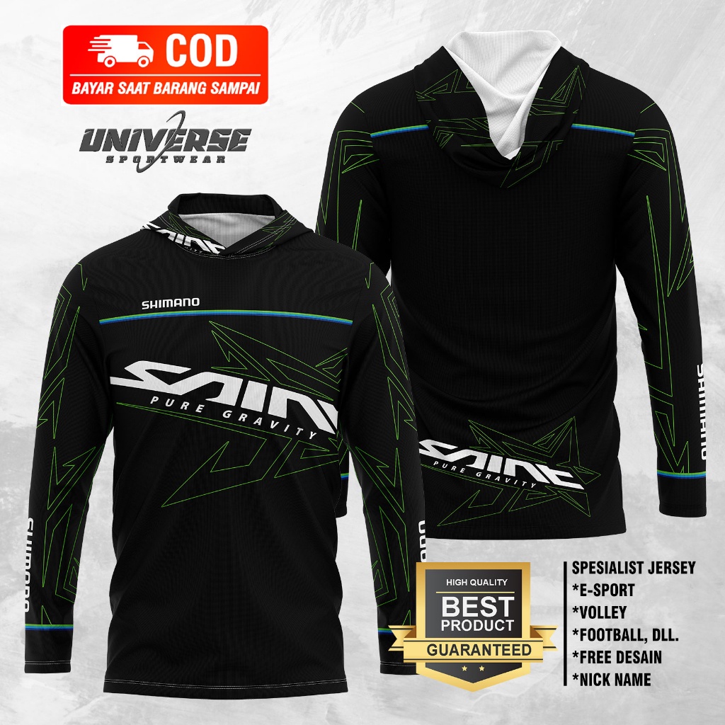 Jersey Mancing Baju Mancing Panjang Jersey Custom Jersey Mancing Custom Nama SHIMANO V.2 KHEYOLSHOP
