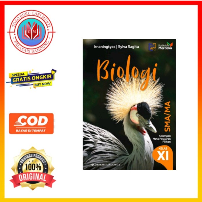 

Erlangga Buku Biologi Untuk SMA/MA Kelas XI Kurikulum Merdeka