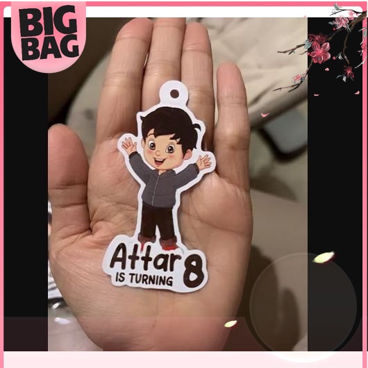

Bigbag (25pcs) Tag BOY Tag Hampers Ulang Tahun Anak Gantungan Custom Cutting DIE cut