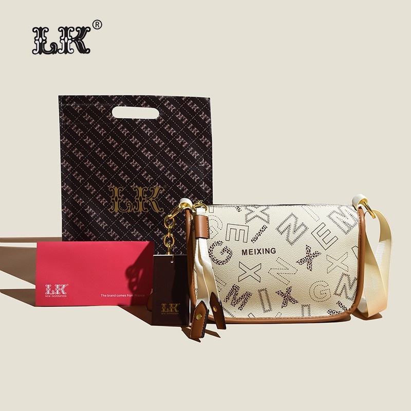 Tas Premium Merk LK Paperbag Certificate Tas Selempang Wanita Import Tas Bahu Slingbag Wanita Tas Im