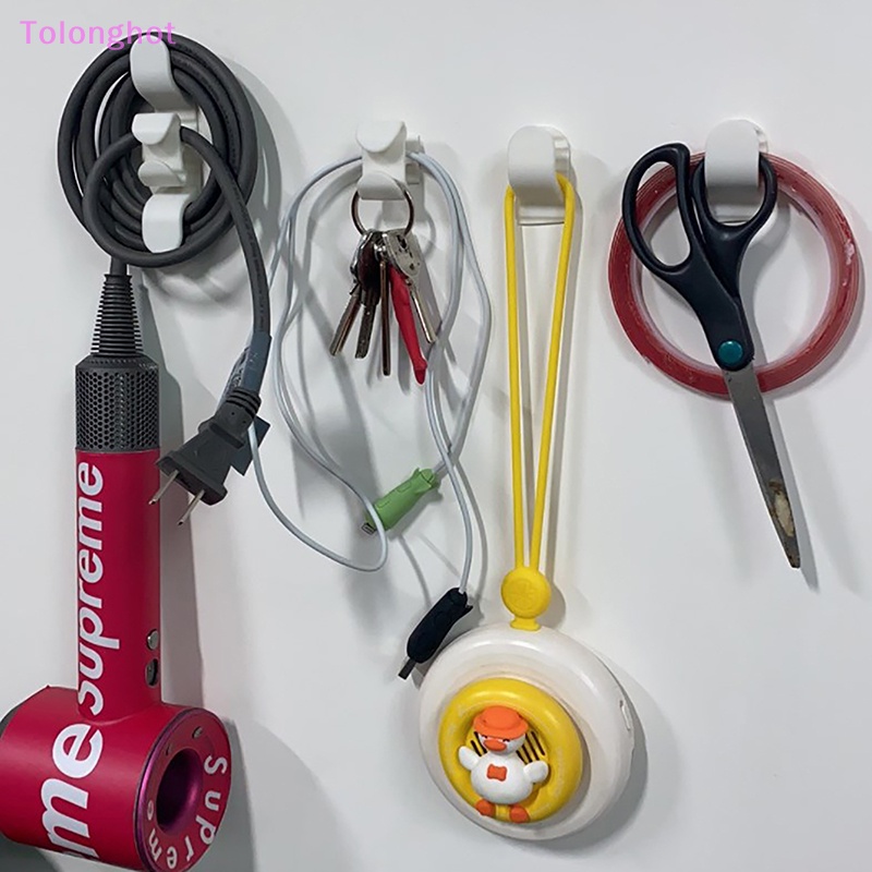 Tolonghot&gt; Cable Organizer Penggulung Kabel Wire Organizer Holder Silicone Cord Management Clip Tempat Kabel Wire Organizer Wire Clip well