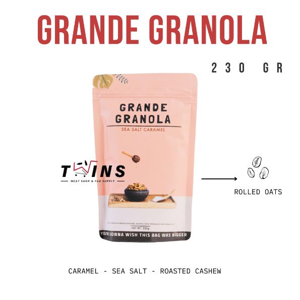 

GRANDE GRANOLA - SEA SALT CARAMEL 230 GR