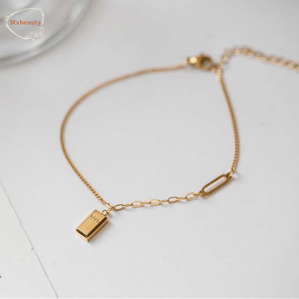 MXBEAUTY Gelang Musim Panas Pantai Fashion Punk Kaki Perhiasan Vintage Perhiasan Wanita