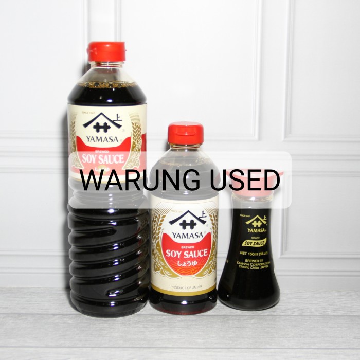 

✨Ready Stok✨ - yamasa soy sauce 1000 ml ( 1 L ) /shoyu/kecap asin jepang/saus jepang- 1.2.23