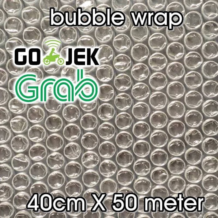 

Bubble wrap 40cm x 50m bening bubblewrap plastik tebal