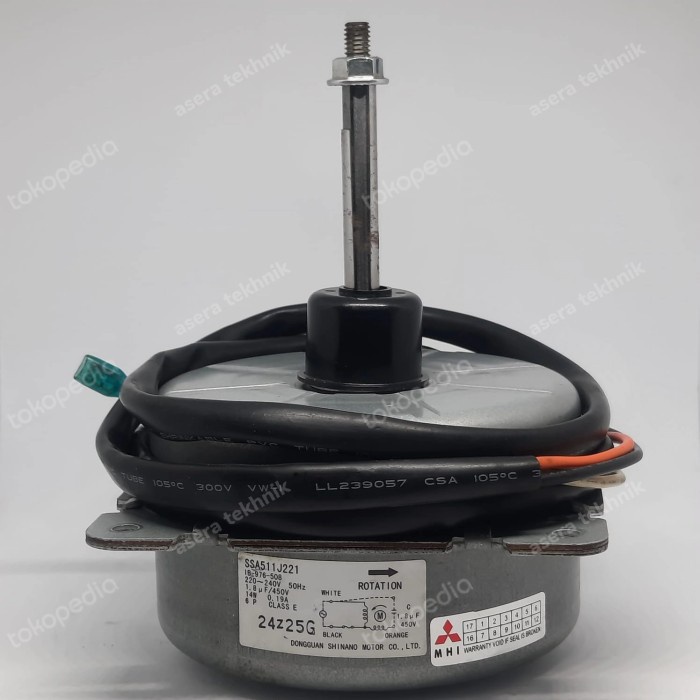 ZIKOSTORE - Fan motor outdoor AC mitsubishi original