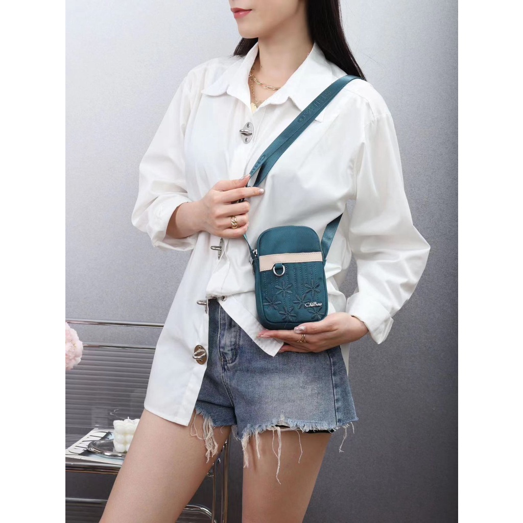 GROSIRAN OMYGOOSE TAS CHIBAO SELEMPANG HP  / TAS NYLON WANITA CHIBAO Y0534 ORIGINAL