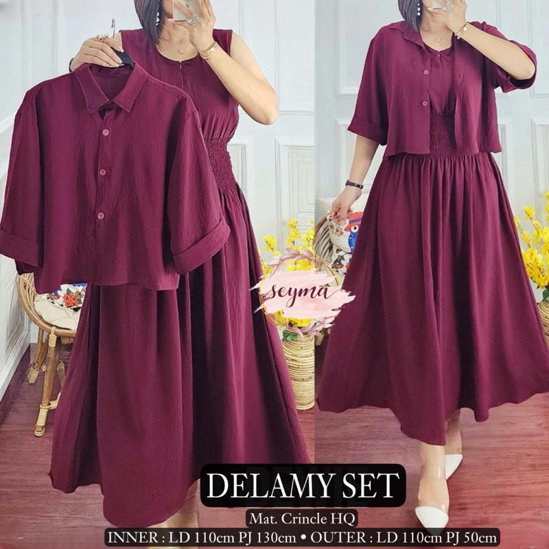 DELAMY SET ORI SEYMA | Crinkle Hq