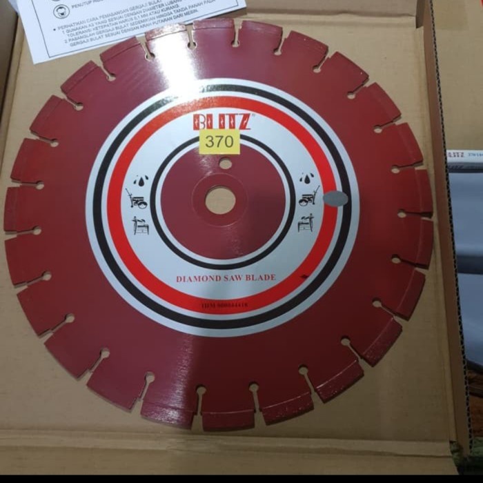 Blitz 370mm 14" - cutter Blitz potong aspal - diamond wheel Blitz 14" CUTTER ASPAL