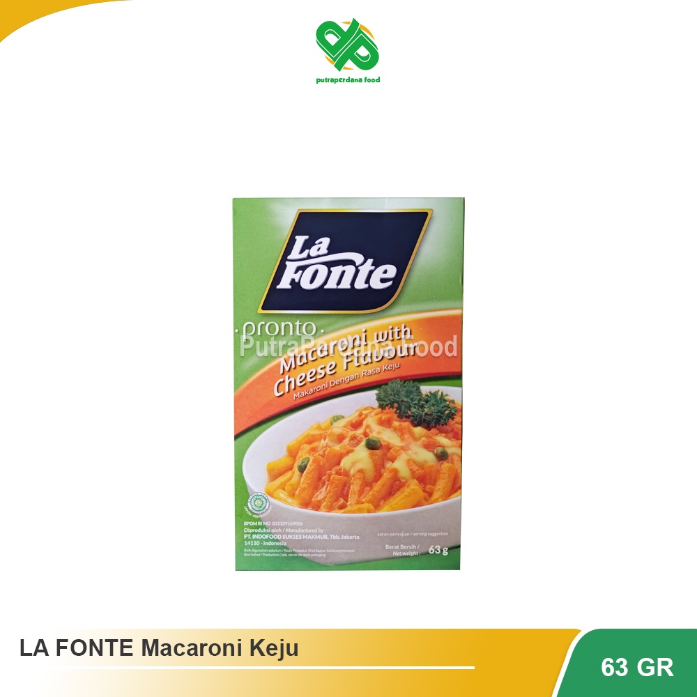 

LA FONTE Macaroni Keju 63gr