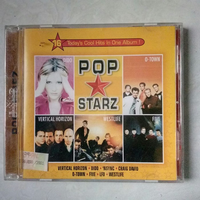CD original kompilasi pop starz