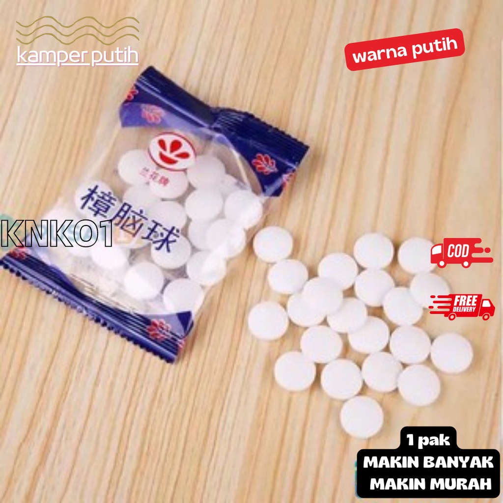 Kamper Sachet Pengharum Lemari Baju Warna Putih