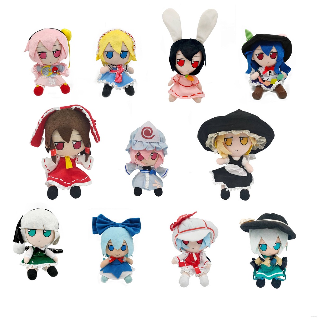 sw23ww Sy1 TouHou Project Fumo Mainan Mewah UUZ Reimu Marisa Remilia Alice Youmu Satori Koishi Bonek