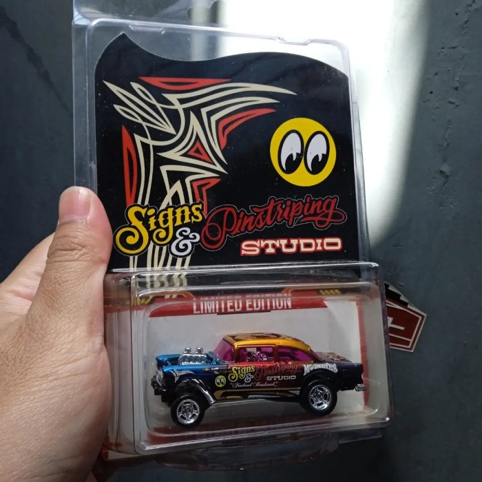 TERBARU Hot Wheels 55 Bel Air Gasser custom Mooneyes