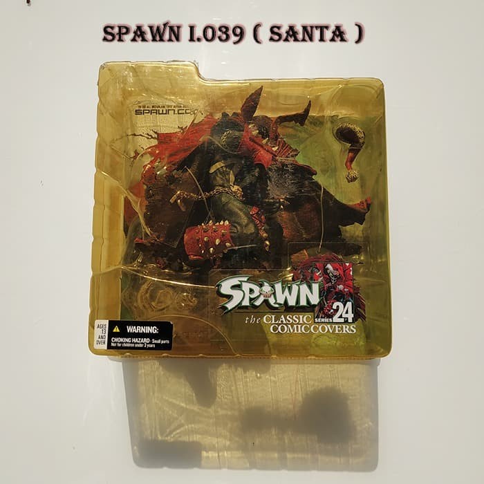 TERBARU ACTION FIGURE SPAWN I.039 ( SANTA ) THE CLASSIC COMIC COVER