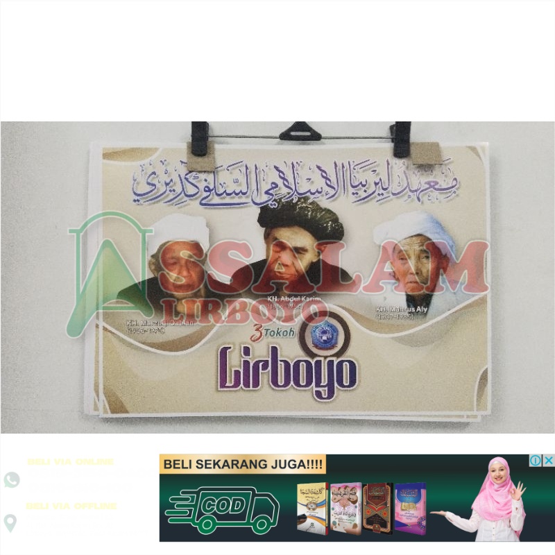 Buku / Kitab Poster 3 Tokoh Lirboyo | Assalam Lirboyo