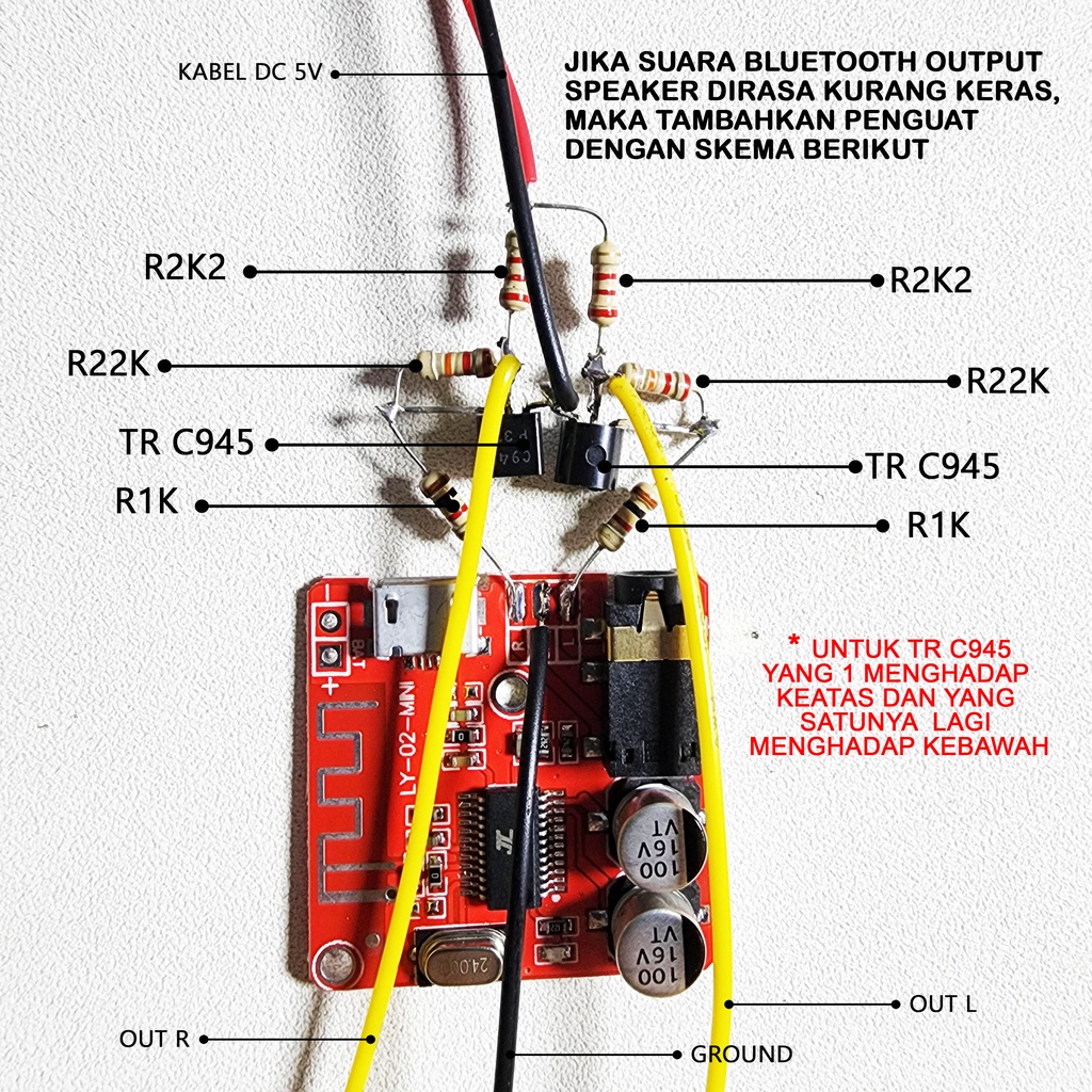 Pelove_Night Modul Bluetooth Stereo 5.0