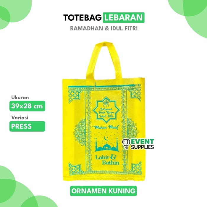 

REINALDO SALE !!! Tas Totebag Idul Fitri Parcel Lebaran Goodiebag Spunbund Laminasi - OrnamePresKng