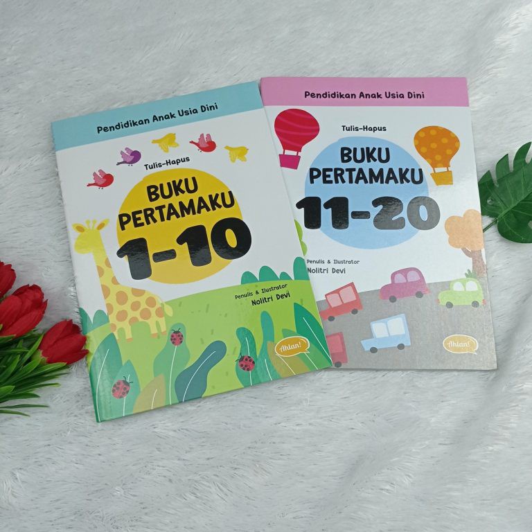 

Buku Anak Hapus Tulis Buku Pertamaku 1-10 Dan 11-20 Plus Penghapus