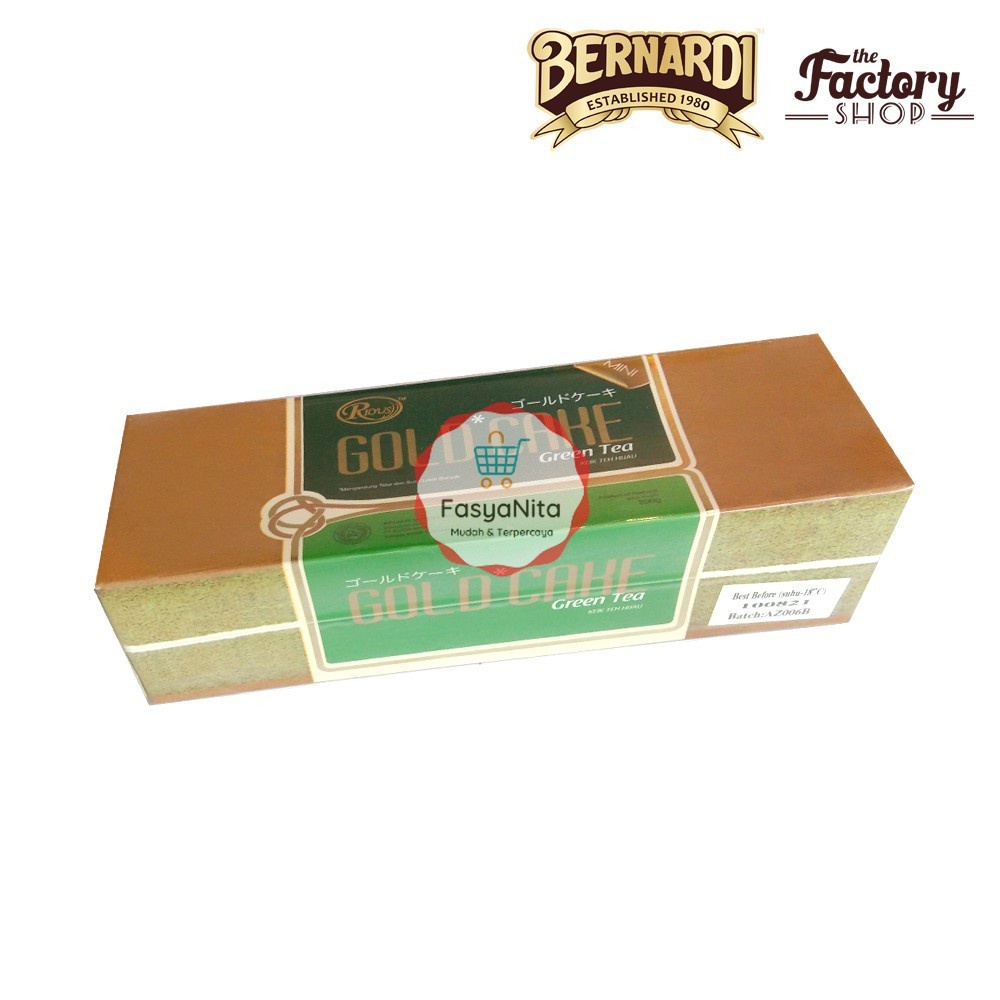 

Rious Gold Cake Green Tea Mini