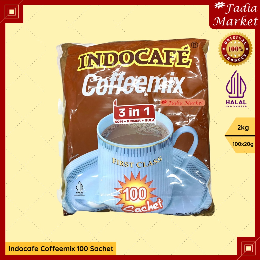 

Indocafe Coffeemix Kopi Campur 100x20g 100 Sachet