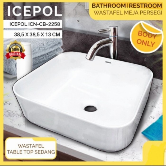 wastafel cuci tangan ICEPOL CB 2258