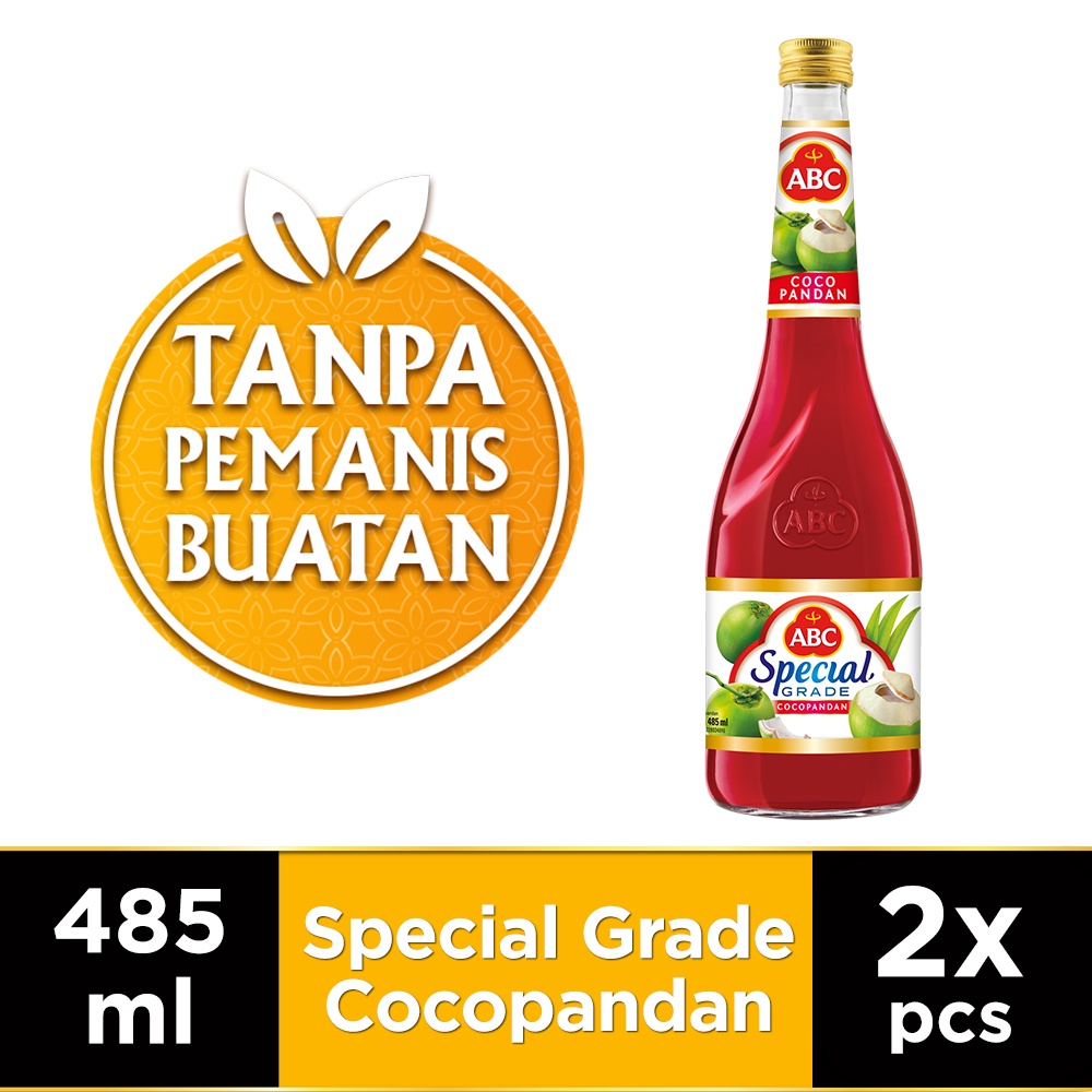 

ABC Sirup Special Grade Cocopandan 485 ml - Twin Pack