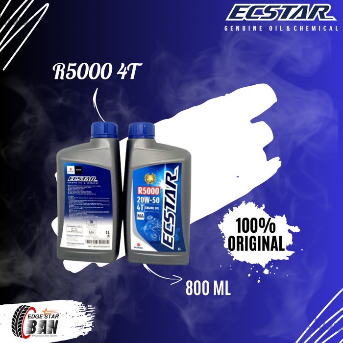 OLI SGO ECSTAR R5000 20W/50-OLI MESIN SGO ECSTAR SPORT 4T R5000 800ml