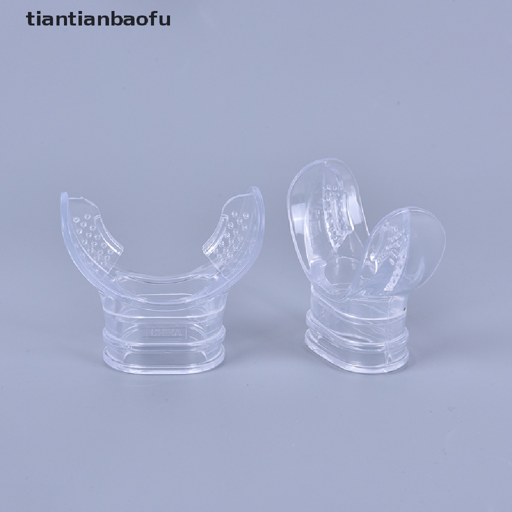 [tiantianbaofu] 1pc Tabung Selam Snorkeling Silikon Bening Menyelam Bawah Air Tabung Renang Aksesoris Butik